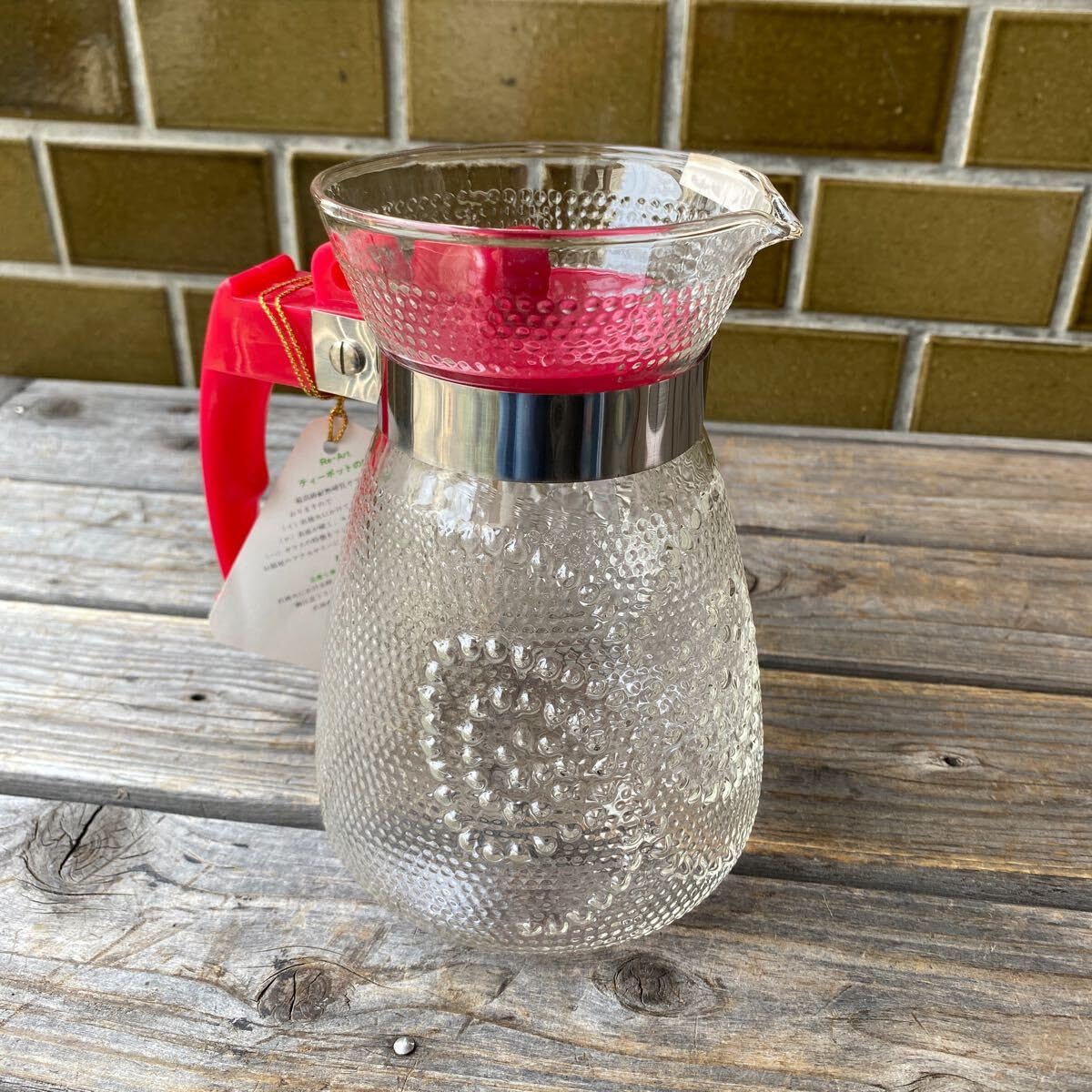 Amazon | レトロ ポップ Re Art GLASS ガラス ティーポット 5人